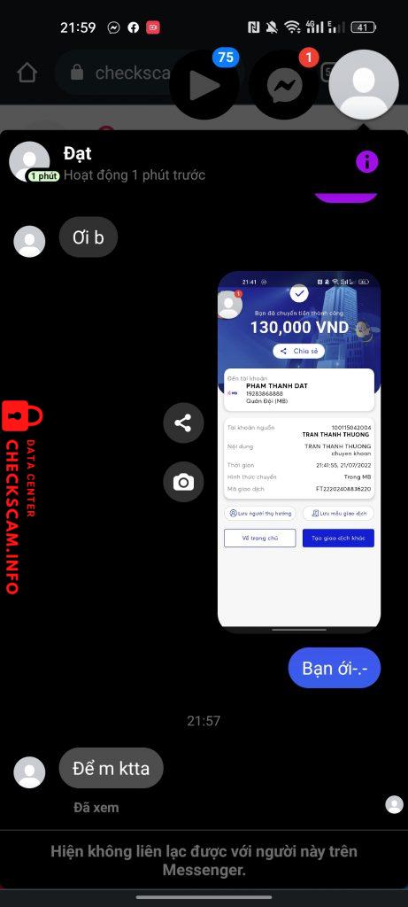 针对的证据 Phạm thành đạt