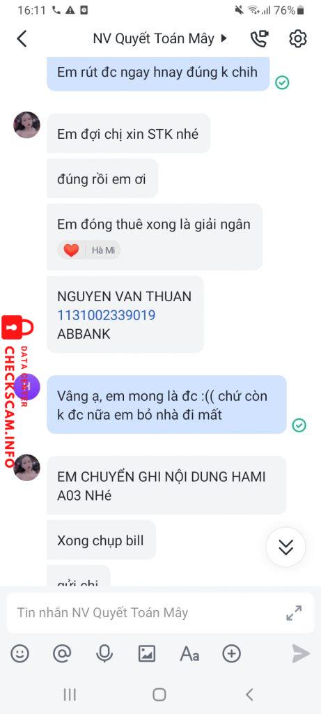 Ebidensya laban sa NGUYEN VAN THUAN