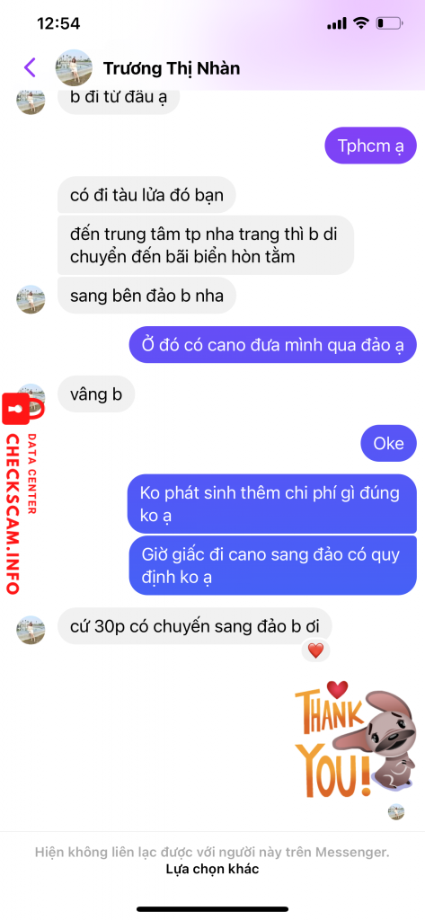 Ebidensya laban sa Trương Thị Nhàn