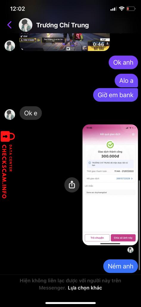 Ebidensya laban sa Trương Trí Trung