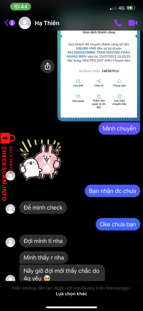 Ebidensya laban sa TRAN NGUYEN CHAU GIANG