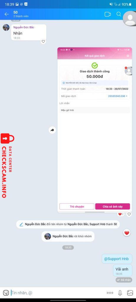 针对的证据 Nguyễn Đức Bắc