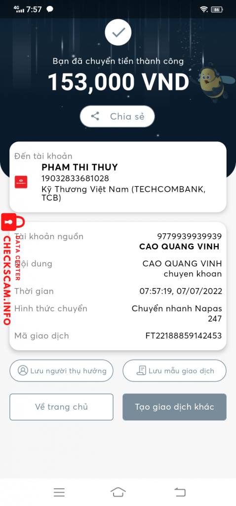 针对的证据 Phạm thị thúy