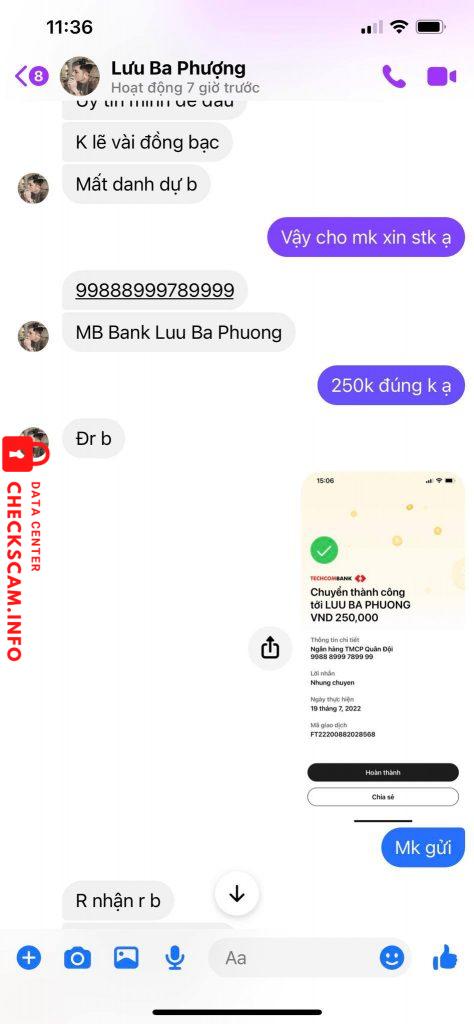 Ebidensya laban sa Lưu Ba Phượng