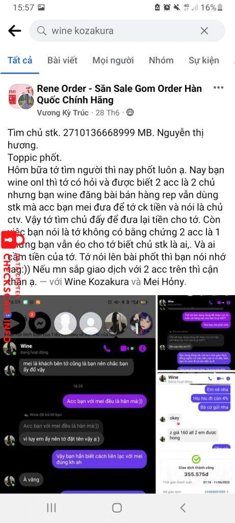 Ebidensya laban sa Nguyen Thi Huong
