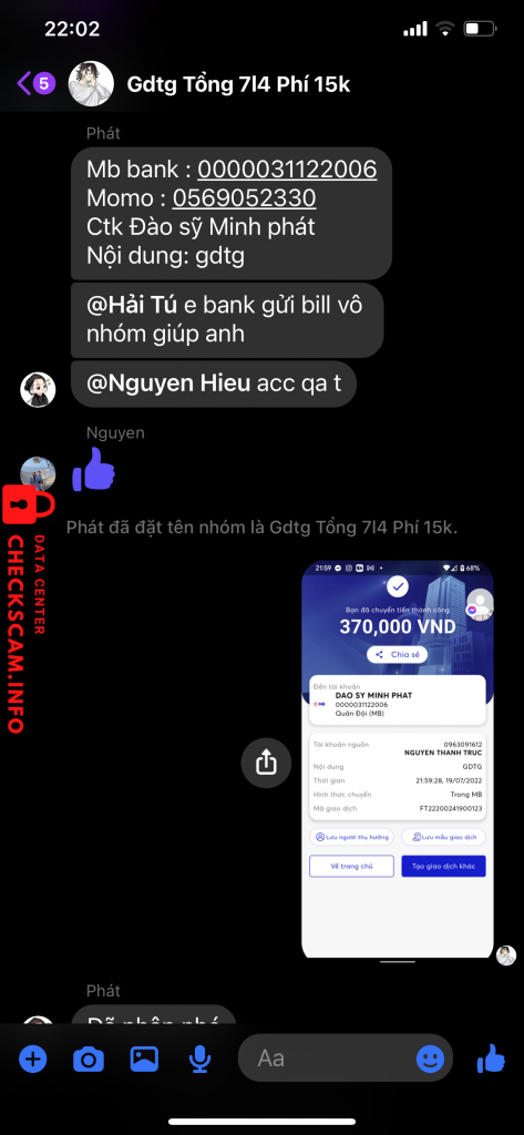 Ebidensya laban sa Đào Sỹ Minh Phát