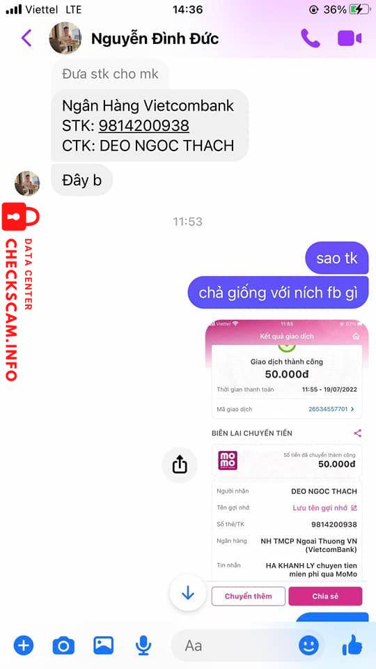 Ebidensya laban sa Deo Ngọc Thạch