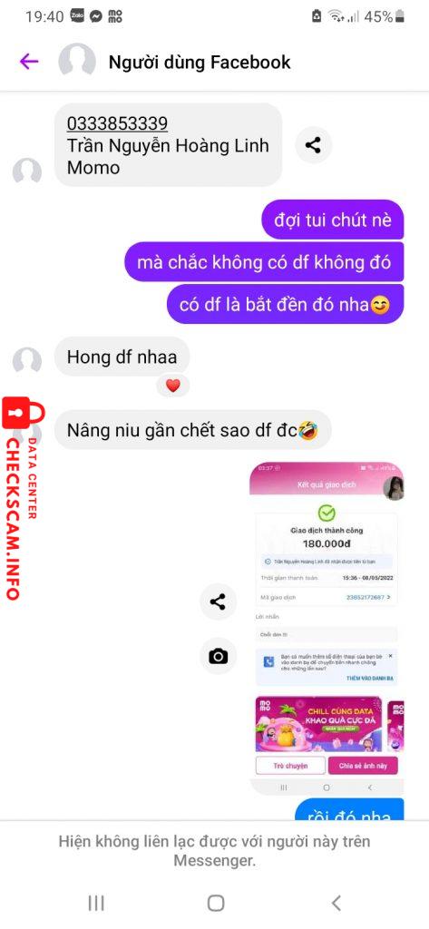 Ebidensya laban sa Trần Nguyễn Hoàng Linh