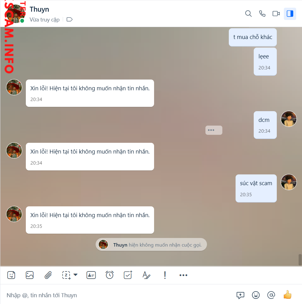 Ebidensya laban sa Thuyn Tube