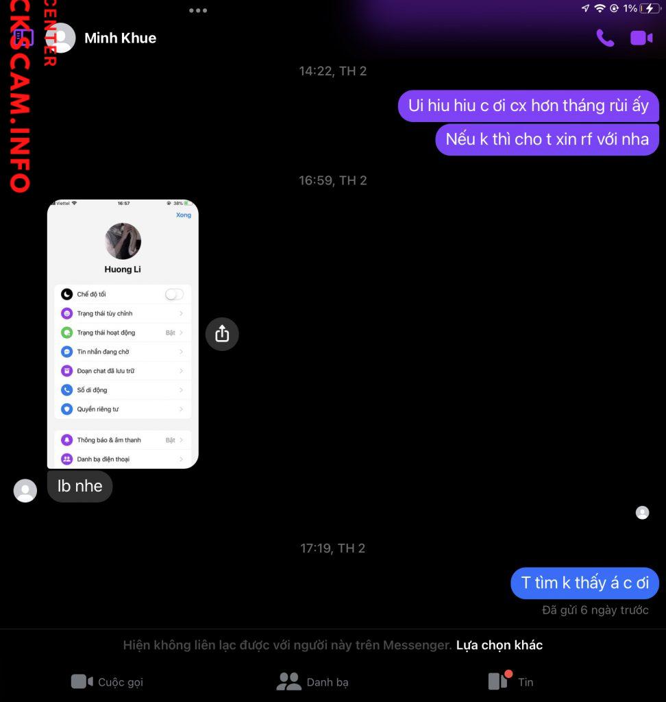 Preuves contre HUYNH NGOC KY DUYEN