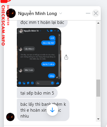 Preuves contre Nguyen Minh Long