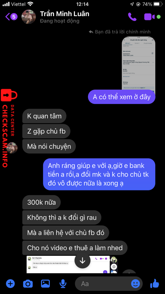 Preuves contre Trần Minh Luân