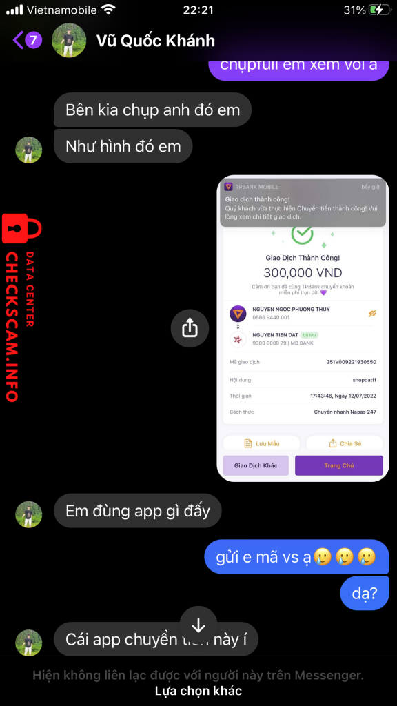 Bewijs tegen NGUYEN TIEN DAT