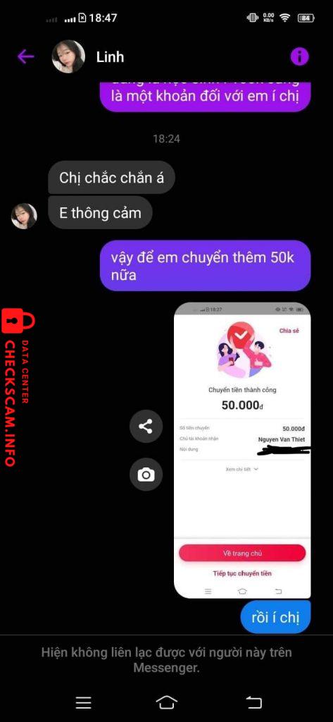 Bewijs tegen NGUYEN VAN THIET