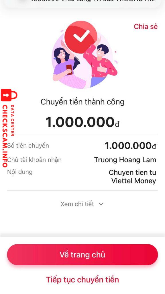 Bewijs tegen TRUONG HOANG LAM