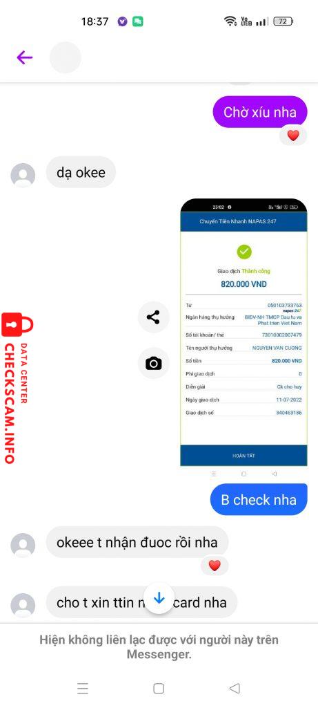 Ebidensya laban sa Nguyen van cuong
