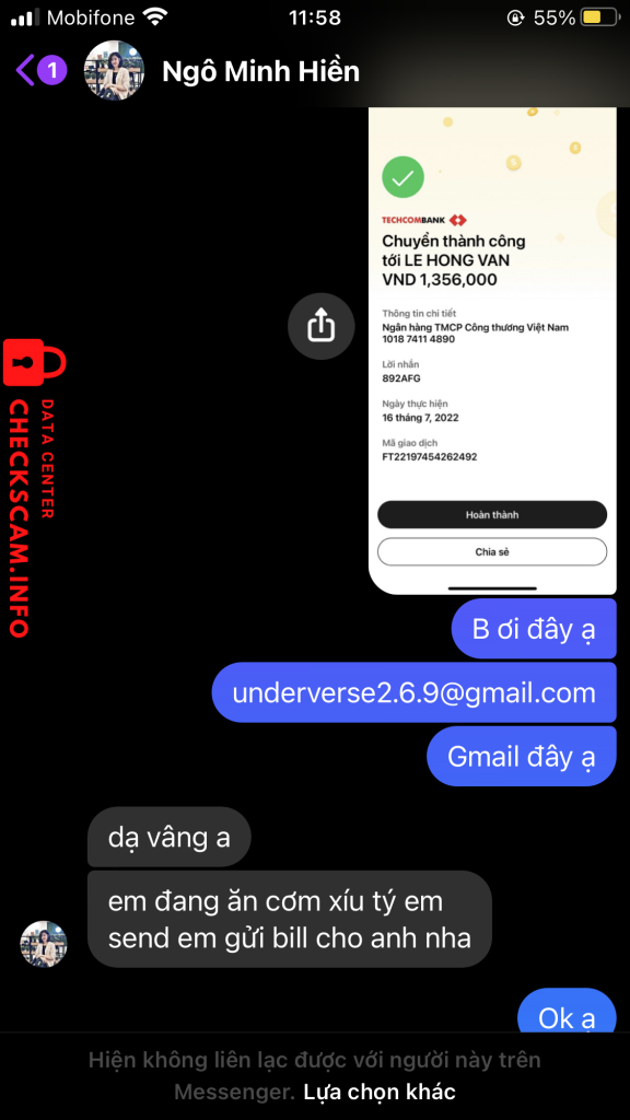 Ebidensya laban sa LE HONG VAN