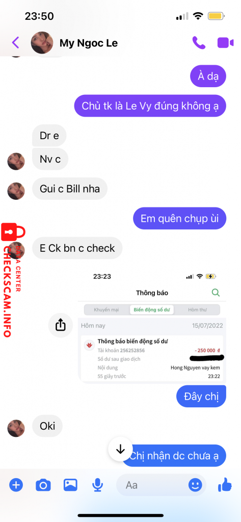 Preuves contre Le Vy