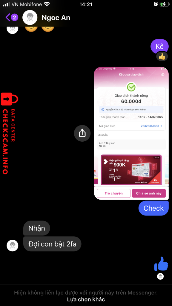 Bewijs tegen Ngọc An