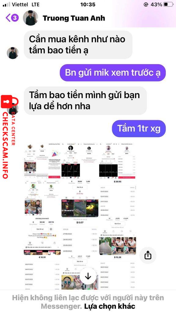 针对的证据 Lê Văn Tuấn
