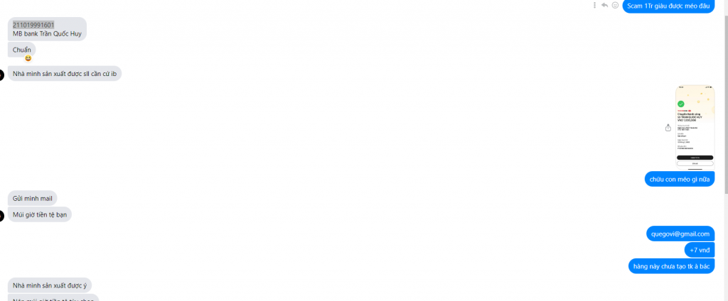 Preuves contre Trần Quốc Huy