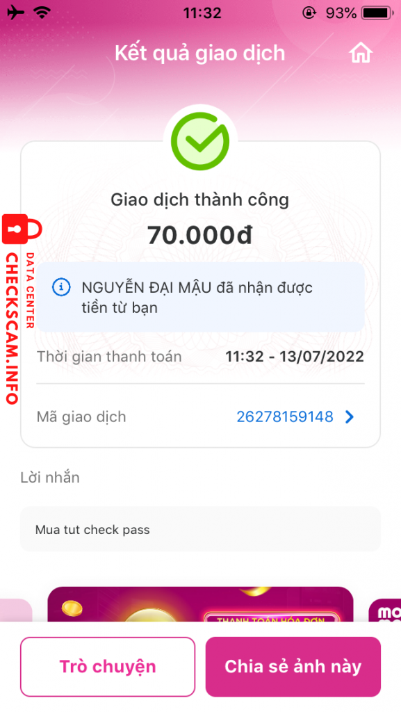 Preuves contre HẠO THIÊN
