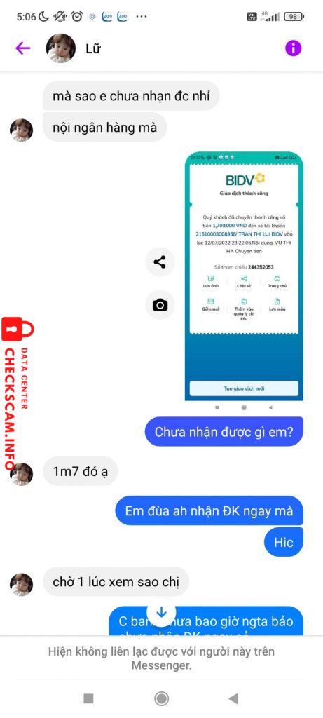 Ebidensya laban sa TRẦN THỊ LỮ