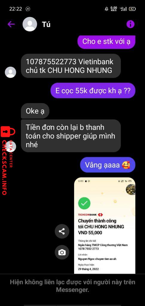 Ebidensya laban sa CHU HONG NHUNG