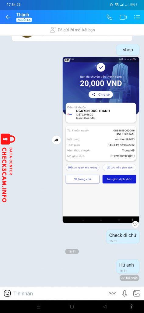 ဆန့်ကျင်သက်သေ Nguyễn đức thành