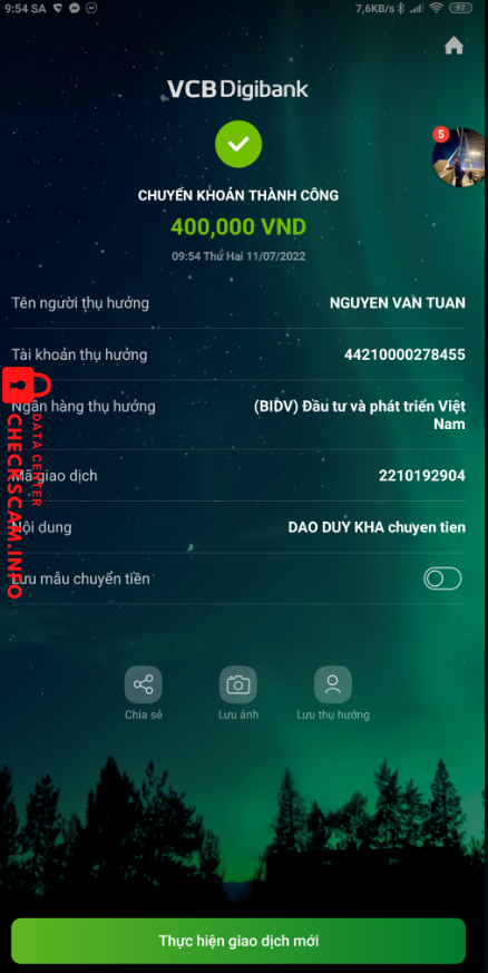 ဆန့်ကျင်သက်သေ NGUYEN THANH TUAN