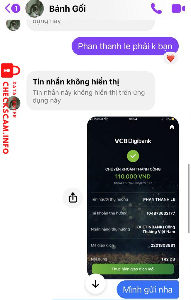 Ebidensya laban sa PHAN THANH LE