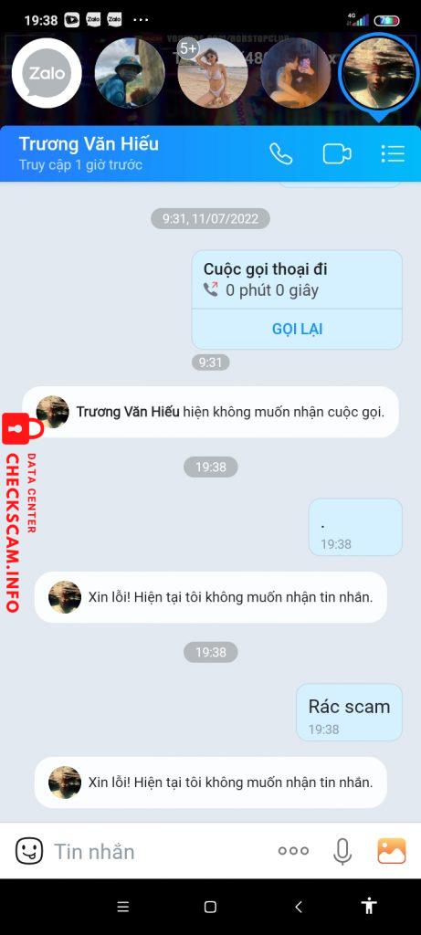 Ebidensya laban sa Trương Văn Hiếu