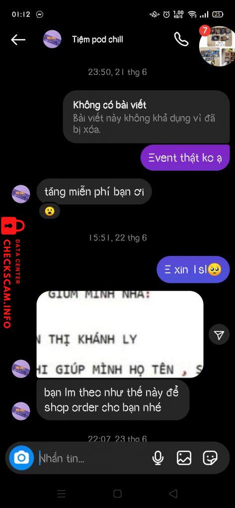 Bewijs tegen Đoàn Thị Khánh Ly