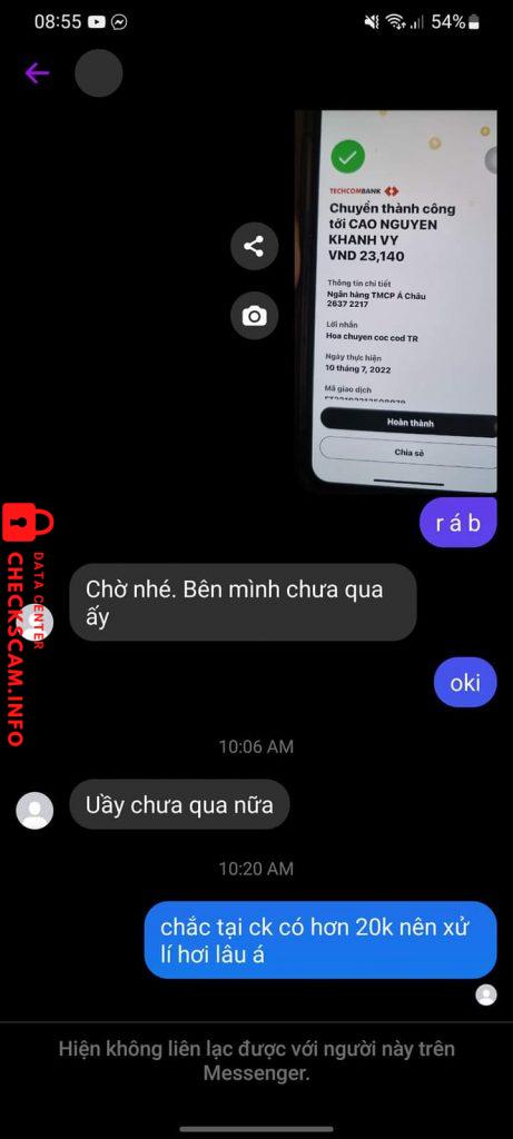 Ebidensya laban sa CAO NGUYEN KHANH VY