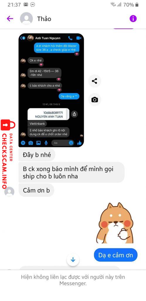 Bewijs tegen Nguyen Anh Tuan