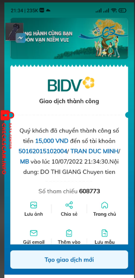 Bewijs tegen Tran Duc Minh
