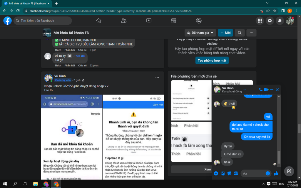 Preuves contre DINH QUOC VU