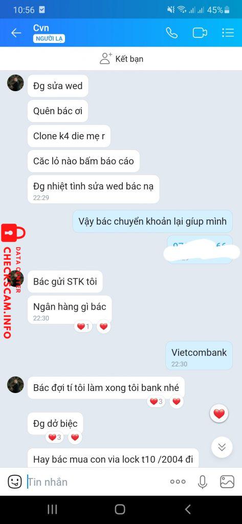 Bewijs tegen Tran Le Hoang Phuc