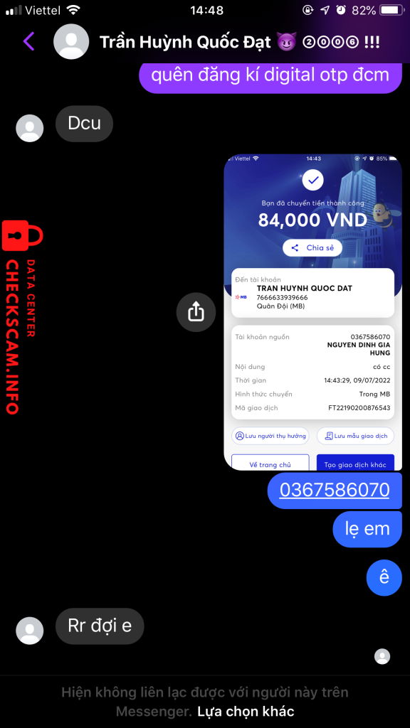 Bewijs tegen Tran Huynh Quoc Dat