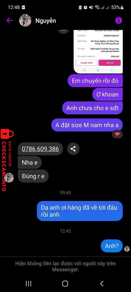 Bewijs tegen Nguyen huu bao tuyen