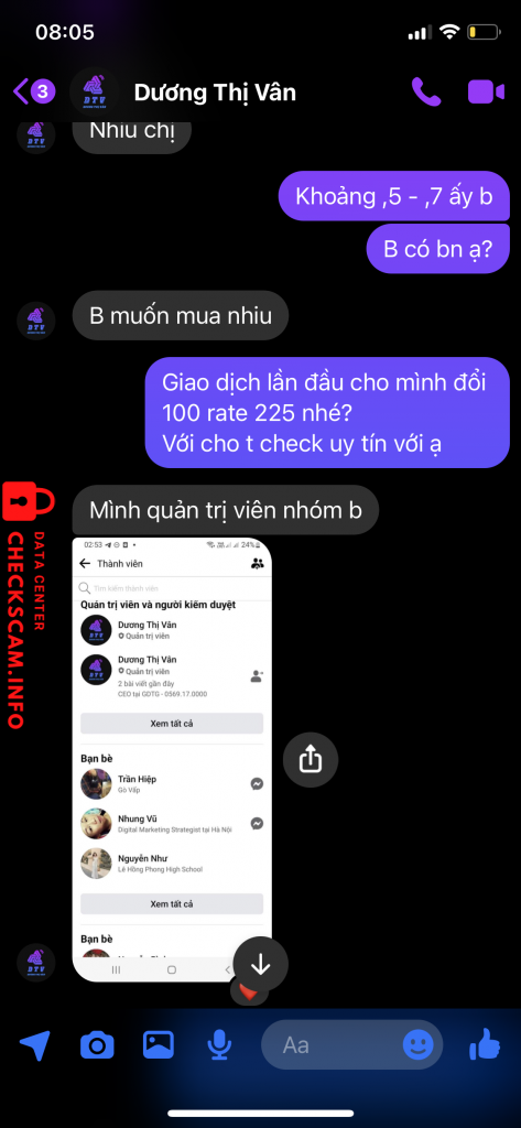 Bewijs tegen Tran Thi Men