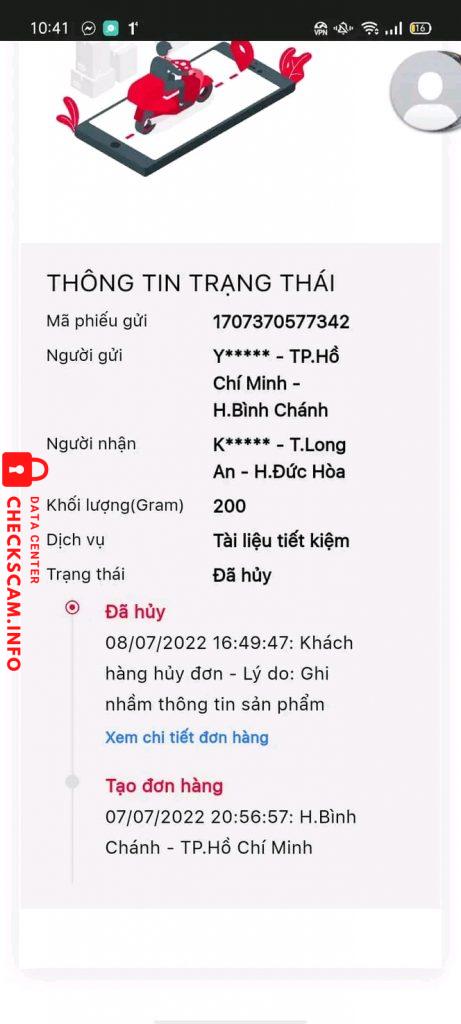 Bewijs tegen NGUYEN THI THUONG