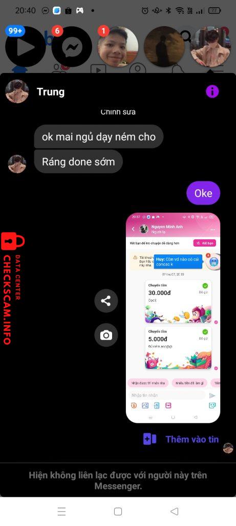 Preuves contre Trung Nhat Tran