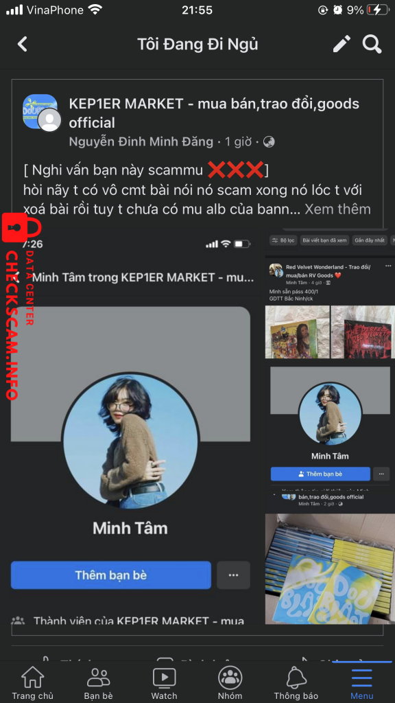 Preuves contre Minh Tâm