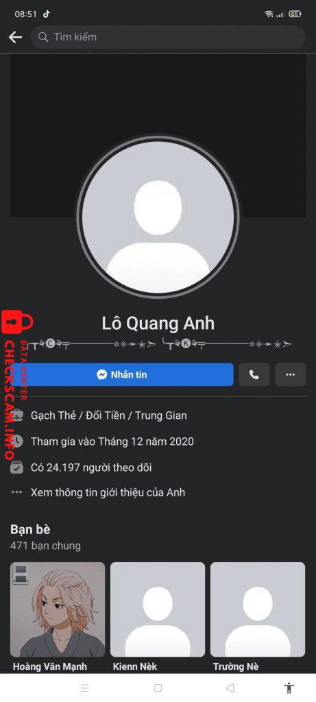 Preuves contre Lô Văn Cầu