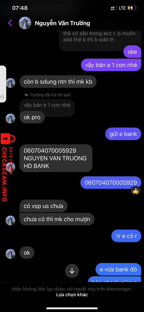 Preuves contre NGUYEN VAN TRUONG