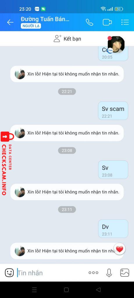 Preuves contre Đường Văn Tuấn