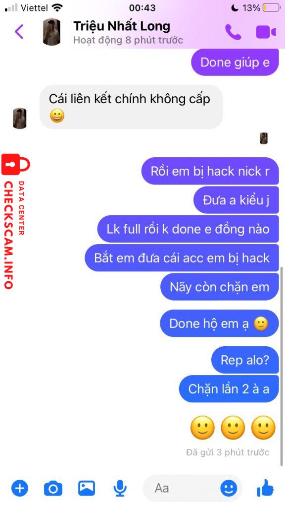 Preuves contre Triệu Nhất Long