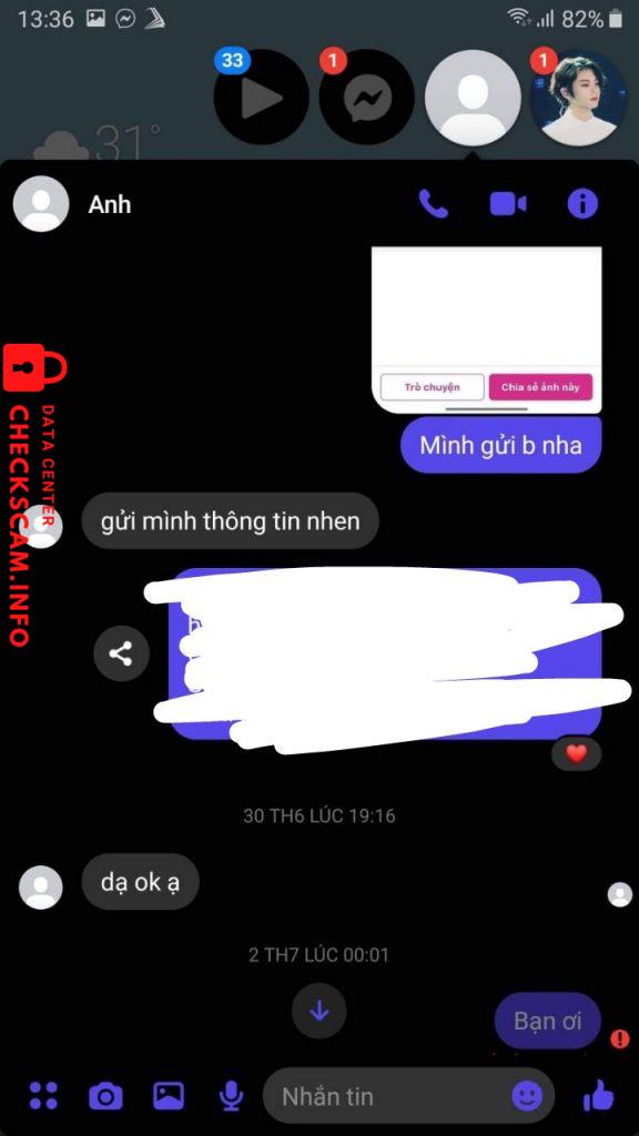 Preuves contre Quynh Anh