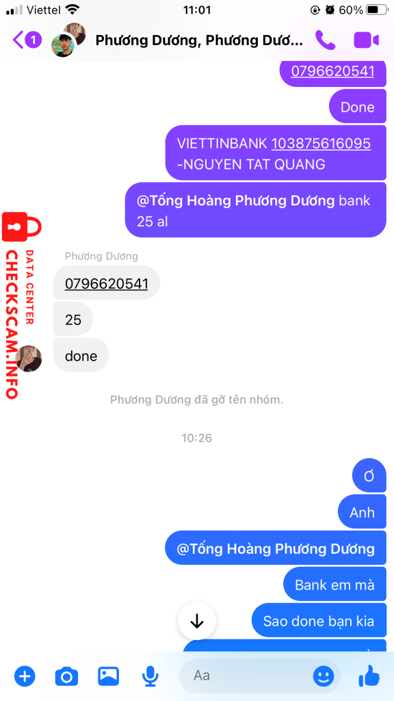 Preuves contre Chúc Em